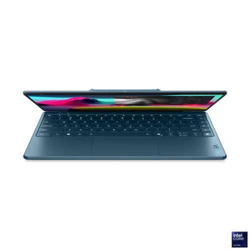 Ноутбук Lenovo Yoga Slim 9 14ILL10 (83CX003URK) Ноутбук Lenovo Yoga Slim 9 14ILL10 14(3840x2400 OLED)/Touch/Intel Core Ultra 7 256V(2.2Ghz)/16384Mb/1024PCISSDGb/noDVD/Int:Intel Arc Graphics 140V/Cam/BT/WiFi/75WHr/war 1y/1.23kg/tidal teal/Win11Home + 65W, RU kbd (83CX003URK) фото 2