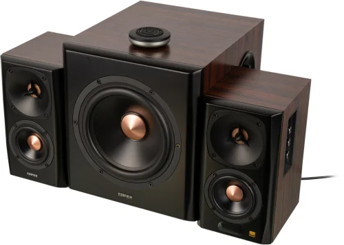 Колонки Edifier S360DB 2.1 коричневый 155Вт BT (S360DB BROWN) фото 3