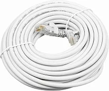 Патч-корд LANMASTER LSZH UTP кат.5e, 10 м, белый (LAN-PC45/ U5E-10-WH) (LAN-PC45/U5E-10-WH)