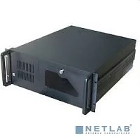 Procase B430-B-0 черный {4U глубина 450мм, внешн 3x5.25, внутр 8xHDD, MB 12"x9.6",без Б/ П PS2}