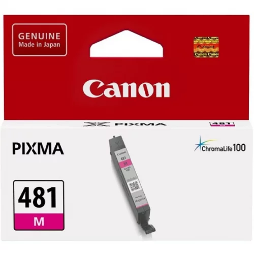 Картридж струйный Canon CLI-481M пурпурный 240 страниц для PIXMA TS6140, TS8140, TS9140, TR7540, TR8540 (2099C001)