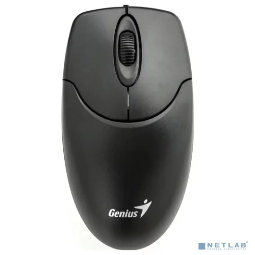 Мышь NetScroll 120 V2, USB, чёрная (black, optical 1000dpi, подходит под обе руки) (31010018400)