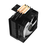 Кулер для процессора Ocypus Gamma A40 BK ARGB, 100mm ARGB FAN, Top ARGB Panel, 4 HEAT PIPES, 4-PIN PWM, 600-2400 RPM, 29DBA, HYDRO BEARING, LGA115X/1200/1700/18XX, AM4/AM5