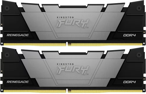 Память оперативная/ Kingston 64GB 3200MT/s DDR4 CL16 DIMM (Kit of 2) FURY Renegade Black (KF432C16RB2K2/64)