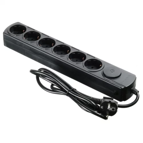Сетевой фильтр Ippon BK-238 3м (8 розеток) черный (коробка) (BK-238)