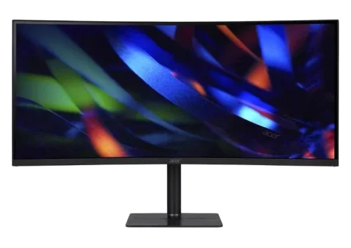 Монитор 34 Acer CZ342CURVbmiphuzx (UM.CC2EE.V01) Монитор/ ACER CZ342CURVbmiphuzx 34, ZeroFrame, Curved 1000R Black, 21:9, VA, 3440x1440, 1 / 0,5ms, 300cd, 180Hz, 1xHDMI(2.0) + 1xDP(1.4) + 1xType-C(65W) + Audio out + USB2.0+USB-B (2up 2down), Speakers 3Wx2, FreeSync Premium, HDR (UM.CC2EE.V01)