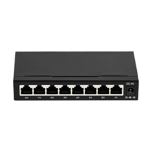 NEOMAX неуправляемый коммутатор NMS-108P-1000-S, 8 портов 1000 Mbps, металл фото 2