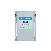Серверный твердотельный накопитель/ KIOXIA SSD PM7-V, 6400GB, 2.5" 15mm, SAS 24G, TLC, R/W 4200/4100 MB/s, IOPs 720K/355K, TBW 35040, DWPD 3 (12 мес.) (KPM71VUG6T40)