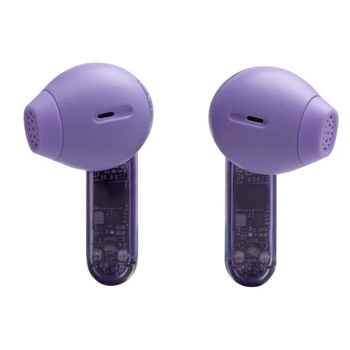 Гарнитура вкладыши JBL Tune Flex 2 Ghost Edition прозрачный/фиолетовый беспроводные bluetooth в ушной раковине (JBLTFLEX2GMAE) фото 3