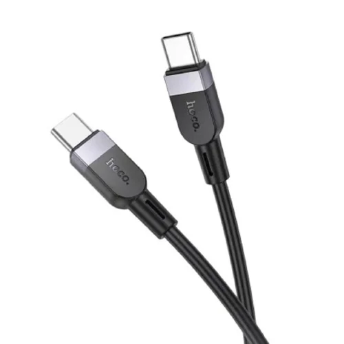 HOCO X109/ USB кабель Type-C/ 2m/ 3A/ Силикон/ Black (HC-36315)