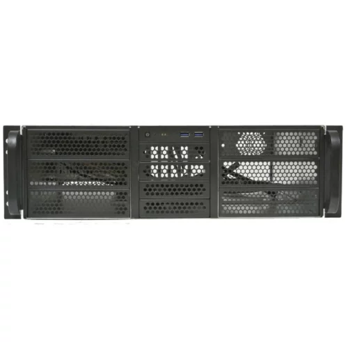 Procase RE306-D6H4-A-45 Корпус 3U server case,6x5.25+4HDD,черный,без блока питания(PS/2,mini-redundant,2U-redundant),глубина 450мм,MB ATX 12x9.6,4slot