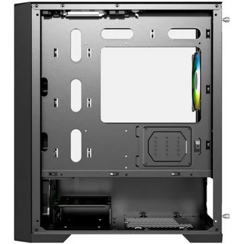 Powercase ByteFlow Micro Black, Tempered Glass, 4х 120mm ARGB fans, ARGB HUB, чёрный, mATX (CAMBFB-A4) фото 6