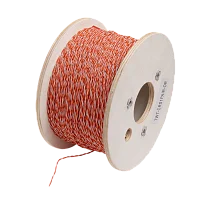 1-парный кроссировочный кабель, 24 AWG, бухта 500 метров, бело-оранжевый (TWT-CRS1PAIR-OR)