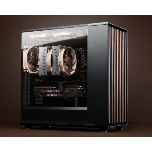 Кулер для процессора/ CPU Cooler Noctua NH-D15 G2 HBC (228W, 4-pin PWM, 168mm, Al/Cu, 8x6mm, 2x140mm, 91.5CFM, 24.8dBA, 1500RPM, S: 1851/1700/1200/115X, AM5/AM4, Beige/Brown) фото 6