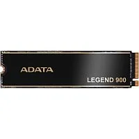 Твердотельный накопитель/ ADATA SSD LEGEND 900, 1024GB, M.2(22x80mm), NVMe 1.4, PCIe 4.0 x4, 3D NAND, R/W 7000/4700MB/s, IOPs н.д./н.д., TBW 600, DWPD 0.14, with Heat Sink (5 лет) (SLEG-900-1TCS)