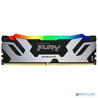 Память оперативная/ Kingston 16GB 6400MT/s DDR5 CL32 DIMM FURY Renegade RGB XMP (KF564C32RSA-16)