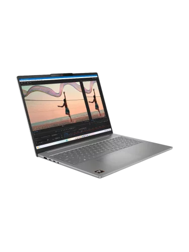 Ноутбук/ Lenovo IdeaPad Slim 5 16AKP10 16(2880x1800 OLED)/ AMD Ryzen AI 7 350(2Ghz)/ 32768Mb/ 1024PCISSDGb/ noDVD/ Int:AMD Radeon 860M/ Cam/ BT/ WiFi/ 80WHr/ war 1y/ 1.76kg/ luna grey/ noOS + 100W, RU kbd (83HY000VRK)