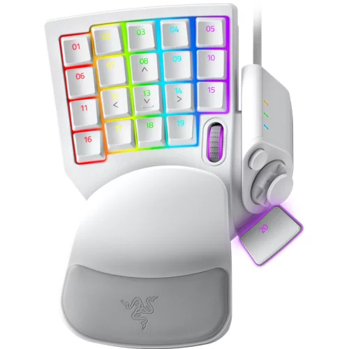 Игровой кейпад Razer Tartarus Pro Mercury/ Razer Tartarus Pro – Analog Optical Gaming Keypad Mercury (RZ07-03110200-R3M1)