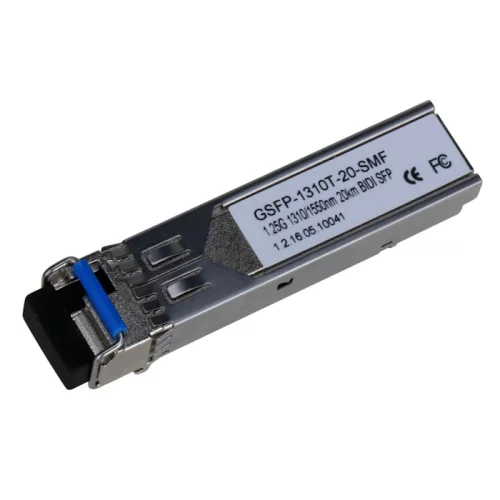 *Трансивер DAHUA DH-GSFP-1310T-20-SMF SFP-модуль, LC, до 1.25Гбит/ с, до 20км (одномодовое оптоволокно), 1310нм/ 1550нм