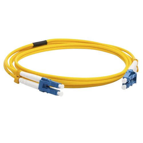 Патч-корд оптический LANMASTER, LSZH, дуплексный, LC/ UPC-LC/ UPC, SM OS2, 1.5 м (LAN-2LC-2LC/SU-1.5)