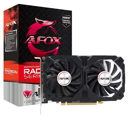 Видеокарта Afox RX550 2GB GDDR5 128bit DVI DP HDMI 2FAN RTL (AFRX550-2048D5H2-V4)