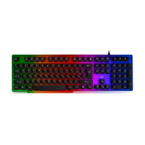 Игровая клавиатура KB-G8500 (104 кл, 12 Fn функций, прозрач. корп.,подсв, мет. основание ) (SV-019709)