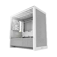 Корпус без блока питания/ Case NZXT H3 Flow (2025), Midi-Tower, TG, 1x120mm, 1xUSB-A 3.2 + 1xUSB-C 3.2, mATX, mITX White (CC-H31FW-01)