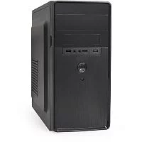 Exegate EX286427RUS Корпус Minitower ExeGate BA-309-500W-8 (mATX, БП AA500 с вент. 8см, 2*USB, HD аудио, черный)