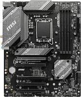 Материнская плата/ MB MSI INTEL B760 s1700, 4xDDR5(256GB), HDMI 2.1/DP, 3xPCIe 4.0x16, 2xPCIe 3.0x16, 1xLAN (2.5GbE), Wi-Fi, BT, 4xSATA 6Gb/s, 2xM.2, 1xUSB-C, 2xUSB 3.2, 4xUSB 2.0, 1xPS/2, ATX (B760 GAMING PLUS WIFI)