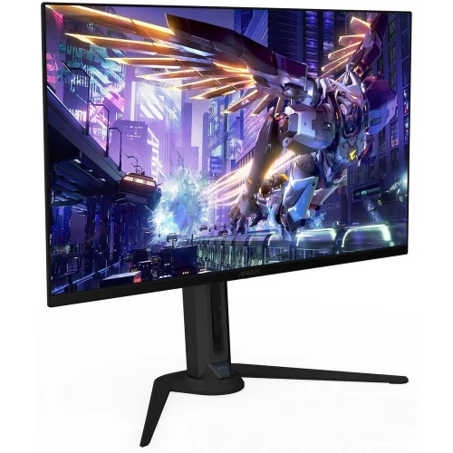 Монитор 31.5 Монитор 31.5 Gigabyte AORUS FO32U2P-EK Black (QD-OLED, 3840 х 2160, 240Hz, 250 cd/ m, 1000:1, 2xHDMI 2.1, DP 2.1, DP 1.4 3xUSB 3.2, USB Type-C) (AORUS FO32U2P EK) фото 3