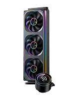 Система жидкостного охлаждения/ Water Cooling System JONSBO TH-360 Black (300W, 360mm, LED temp., Black, ARGB/ Fans: 3x120mm, 62.4CFM, 37.3dBA, 2400RPM/ Pump height 72mm, 30dBA, 2400RPM, Rad thickness