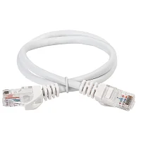 ITK Коммутационный шнур кат. 5Е UTP LSZH 3м белый (PC08-C5EUL-3M)