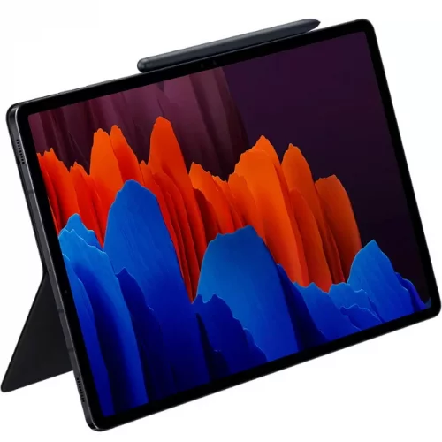 Чехол-клавиатура Samsung для Galaxy Tab S7+ полиуретан/поликарбонат черный (EF-DT970BBRGRU) фото 4