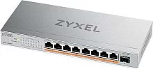 Коммутатор/ Мультигигабитный PoE++ коммутатор Zyxel XMG-108HP, 8xRJ-45: 1/2.5G PoE++, 1xSFP+, настольный, бесшумный, бюджет PoE 100 Вт (XMG-108HP-EU0101F)