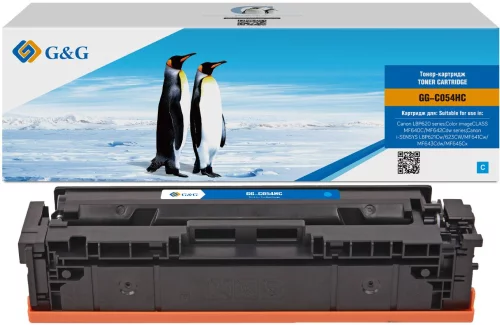 Картридж лазерный G&G GG-C054HC голубой (2300стр.) для Canon LBP621/ 623 MF641/ 643/ 645