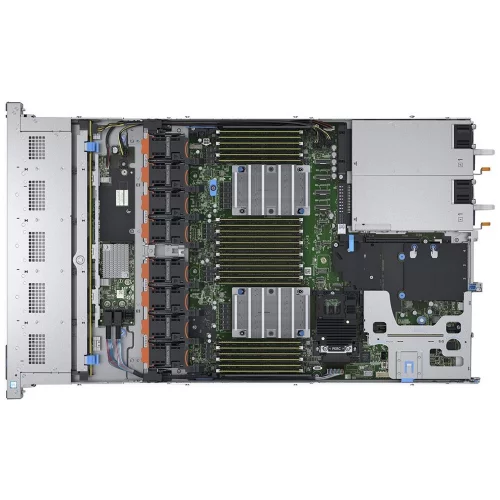 Сервер Dell PowerEdge R640/ 2x Xeon Silver 4215R/ 64GB/ 4x 960GB SSD (up 8SFF)/ noODD/ H750/ iD9En/ 4x GbE/ 2x 750W (up 2) (PER640RU1-6) фото 2