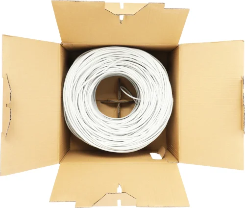 Кабель сетевой UTP 4 пары cat.5E solid 0.48мм Cu 305м (613803) (613803#MLN)
