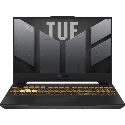 Ноутбук ASUS TUF Gaming F15 FX507ZC4-HN172 (90NR0GW1-M00T90) Ноутбук/ ASUS TUF F15 FX507ZC4-HN172 15.6(1920x1080 (матовый, 144Hz) WVA)/Intel Core i7 12700H(2.3Ghz)/16384Mb/512PCISSDGb/noDVD/Ext:nVidia GeForce RTX3050(4096Mb)/Cam/BT/WiFi/56WHr/war 1y/2.2kg/Mecha Gray/DOS (90NR0GW1-M00T90)