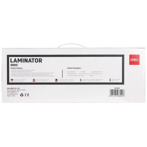 Ламинатор Deli E3892-EU A3 (E3892-EU) фото 4
