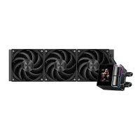 Система охлаждения/ Water Cooling System PCCooler DS360 Display BK (310W, 360mm, LED, Black, ARGB Pump/ Fans: 3x120mm, 90.56CFM, 39.8dBA, 2500RPM/ Pump height 65mm, 15dBA, 2600RPM, Rad thickness 27mm/