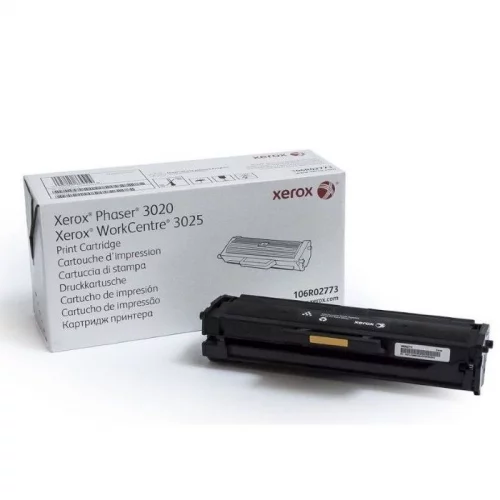 Тонер-картридж XEROX, черный, 1500 стр., для Phaser 3020/ WC 3025 (106R02773)