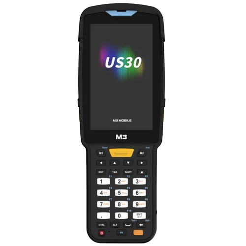 Терминал сбора данных/ Android 13.0 GMS, WVGA, Wi-Fi 6, SE5500 2D Imager Scanner(Straight Shooter/ 0° Scan), 16MP Rear Camera, BT5.3, NFC(HF), 4G/ 64G, 30 Keypad , 6700mAh Battery, Hand Strap, Bullet Pr (US300D-TFCWRE-HF)