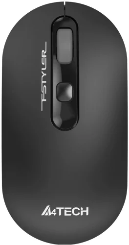 Мышь A4Tech Fstyler FG20S серый оптическая (2000dpi) silent беспроводная USB для ноутбука (4but) (FG20S USB GREY)
