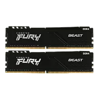 Оперативная память Kingston 32GB 3200MT/ s DDR4 CL16 DIMM (Kit of 2) 1Gx8 FURY Beast Black (KF432C16BB1K2/32WP)