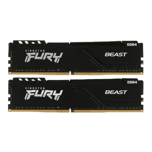 Оперативная память Kingston 32GB 3200MT/ s DDR4 CL16 DIMM (Kit of 2) 1Gx8 FURY Beast Black (KF432C16BB1K2/32WP)
