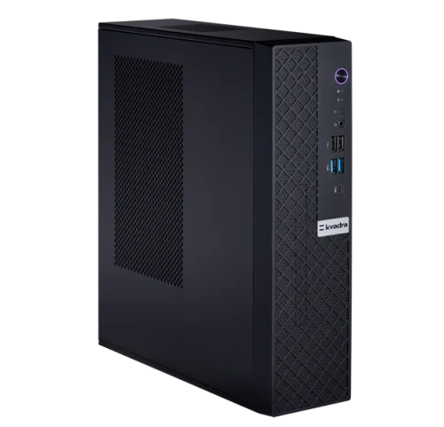Компьютер KVADRA TAU SFF, Core i3-12100, 16GB DDR4 3200 (1x16GB), SSD 512Gb, Intel Internal Graphics,no WiFi, no BT, noDVD, no keyboard & mouse, Black, noOS, 1Y Wty, МПТ (Y2SYSCAS113R_E3786C)