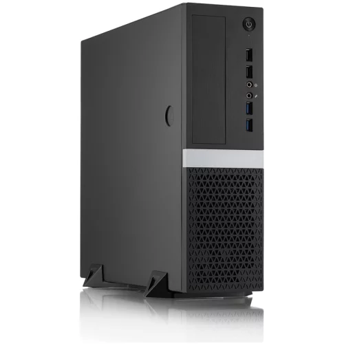 Корпус с блоком питания 300Вт./ Сase Foxline mATX Desktop 300W FL-211 mATX case, black, w/PSU TFX 300W, w/2xUSB2.0+2xUSB3.0, w/pwr cord, w/ 8cm FAN (FL-211-TFX300S)