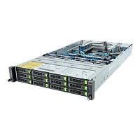 Шасси серверное Gigabyte Server Platform R283-S96 / 2U / 2xIntel (Gen 4/ 5) / 2xHS / 32xDIMM / 12xLFF NVME/ SAS/ SATA + 2xSFF SAS/ SATA / 2xGbE / 2xOCP 3.0 / 4xFHHL / 2x2000W / Rails (R283-S96-AAJ1)