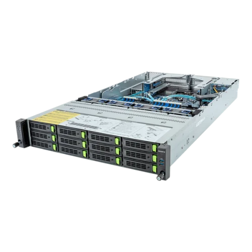 Шасси серверное Gigabyte Server Platform R283-S96 / 2U / 2xIntel (Gen 4/ 5) / 2xHS / 32xDIMM / 12xLFF NVME/ SAS/ SATA + 2xSFF SAS/ SATA / 2xGbE / 2xOCP 3.0 / 4xFHHL / 2x2000W / Rails (R283-S96-AAJ1)