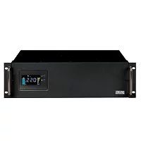 Источник бесперебойного питания Powercom King Pro RM KIN-2200AP LCD 1760Вт 2200ВА черный/ UPS Powercom King Pro RM KIN-2200AP LCD 1760W 2200Va black